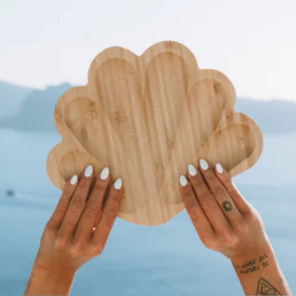 Natural Bamboo Shell Jewelry Organizer